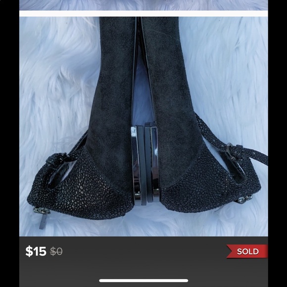 Dolce Vita Ankle Strap Black Sz 7 - Picture 2 of 2